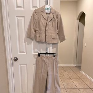 Ann Taylor Loft striped pant suit